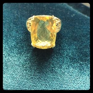 10k gold 10 carat lemon quartz ring 😻